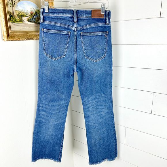 Madewell Cali Demi Boot Jeans in Fleetwood Wash Size 28 - Picture 6 of 11